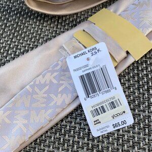 ~Men's Michael Kors KORS Champagne Sgnature Tie~NWT's